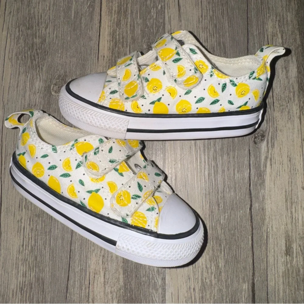 Converse Kids Lemon Pattern Sneakers